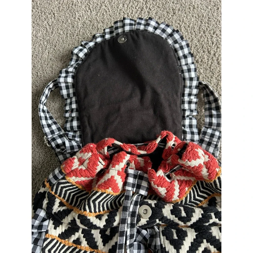 America & Beyond Boho Woven‎ Backpack
